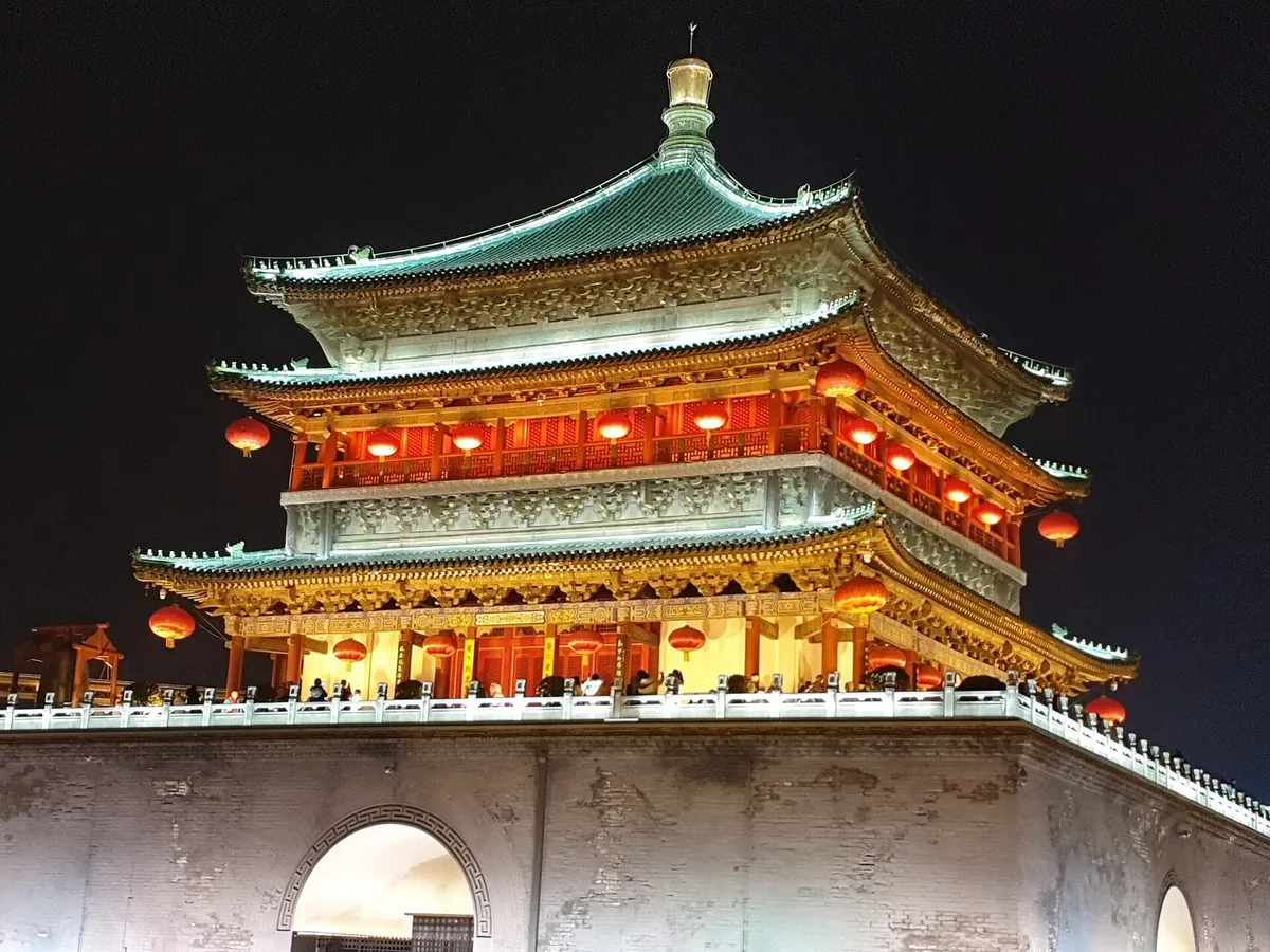 Xi'an Bell Tower night view