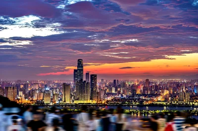 Changsha Orange Isle, Xiang River, and Yuelu Mountain Night View Guide