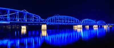 Dandong Night View Photos: Yalu River Broken Bridge, Jinjiang Street, and Riverside Lights