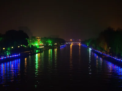 Yangzhou Night View Photos: Grand Canal, Siwang Pavilion, Mingyue Lake, and Kuiguang Pagoda