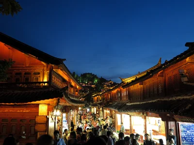 Lijiang Old Town Night View Photos: Lantern Streets, Canals, and Ancient City Lights