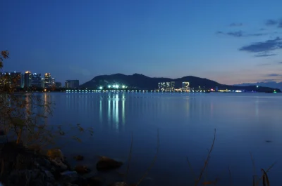 Sanya Night View Photos: Phoenix Island, Linchun River, and Sanya Bay Lights